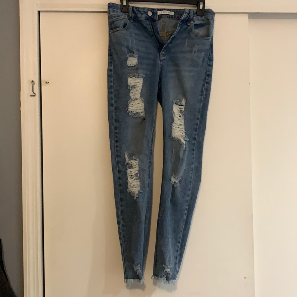 Size 5 distressed jeans